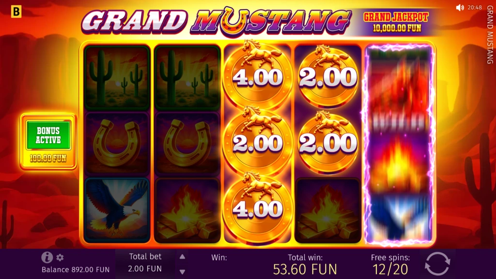 Grand Mustang - Free Spins